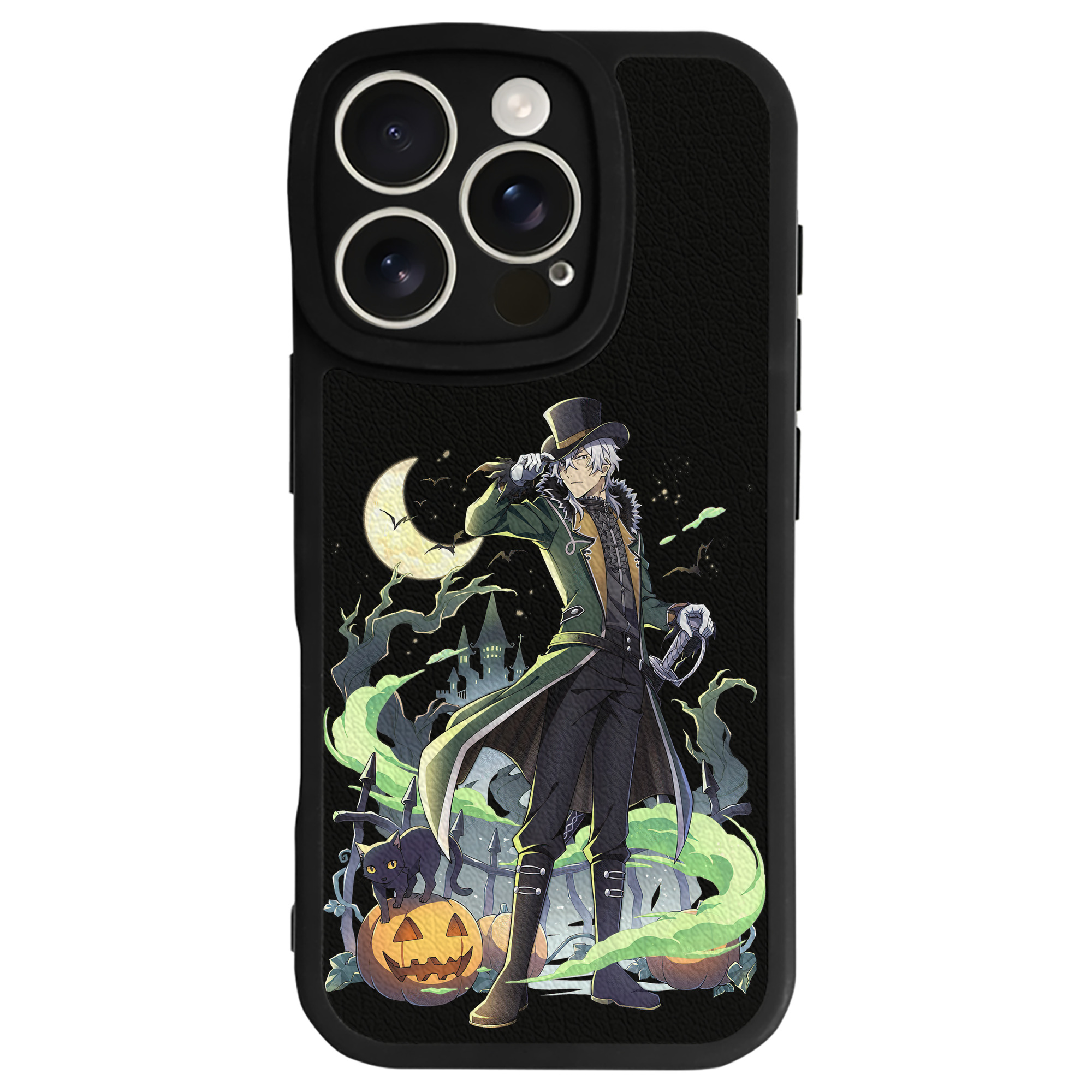 （画像用） 文豪ストレイドッグス Bungo Stray Dogs 【iPhone 16シリーズ対応】シリコンスマホケース（レザー調） 材質：シリコン